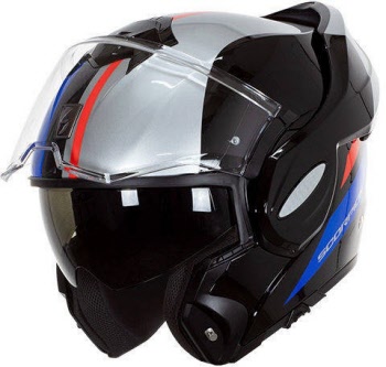 Casco modular LS2 FF906 Advant sport negro / azul / rojo / blanco